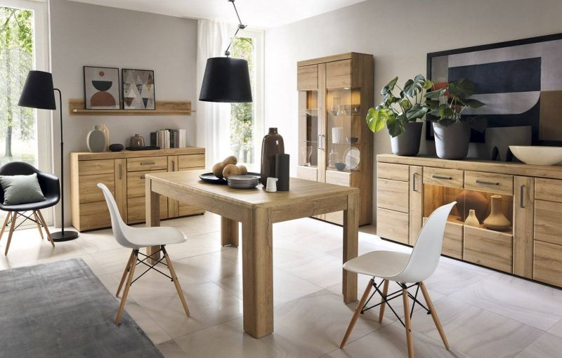 Komoda s jemnými líniami 04 dub grandson