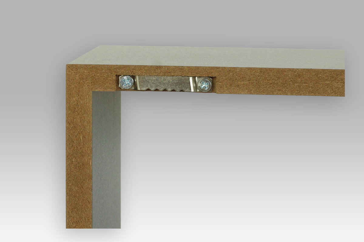 Sada moderných nástenných poličiek matnej bielej farby