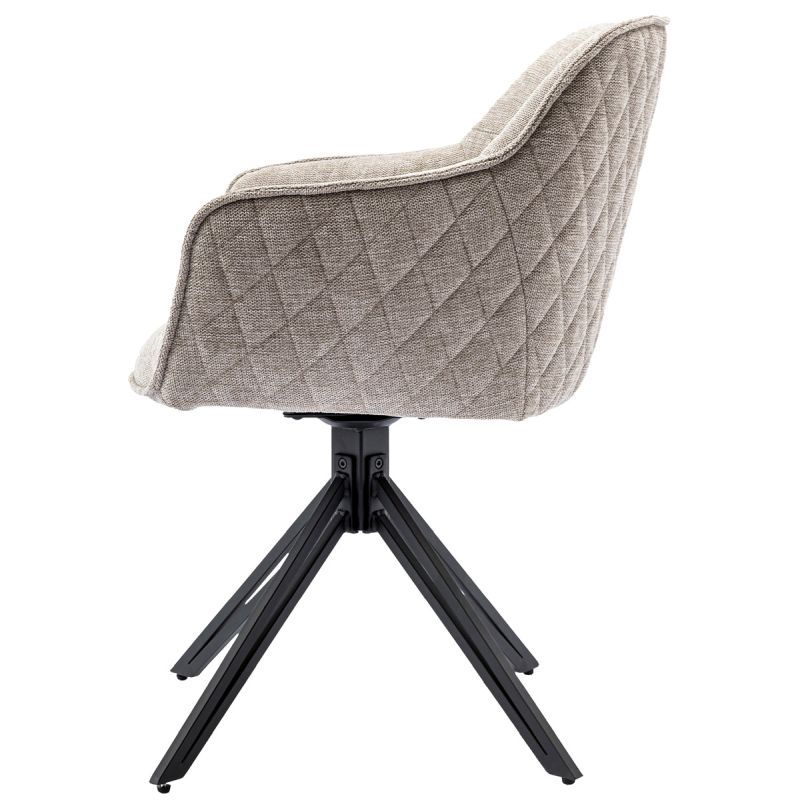 Jedálenská a konferenčná stolička, poťah krémová látka