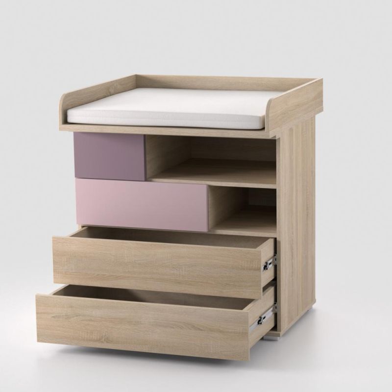 Detská komoda s prebalovacím pultom a matracom - viac farebných prevedení