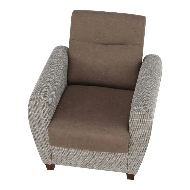 Kreslo s moderným dizajnom, hnedé