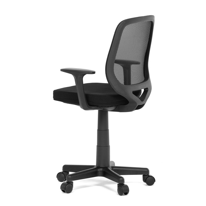 Jednoduchá kancelárska stolička, čierna mesh