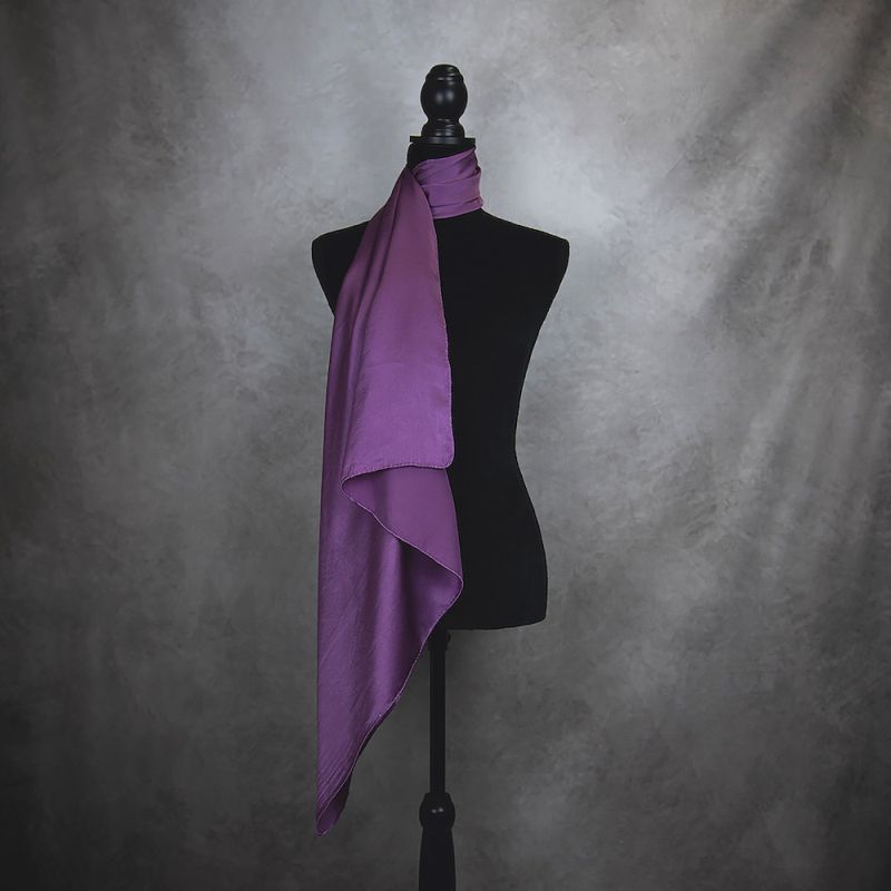 Hodvábna šatka PURPUROVÁ 90 x 90cm