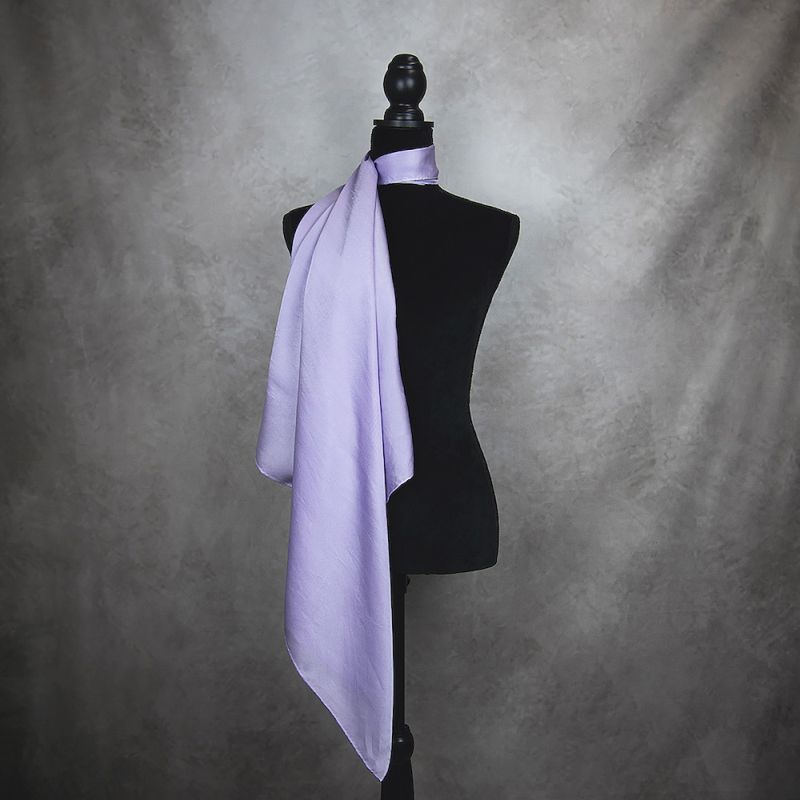 Hodvábna šatka SVETLO-FIALOVÁ 90 x 90cm