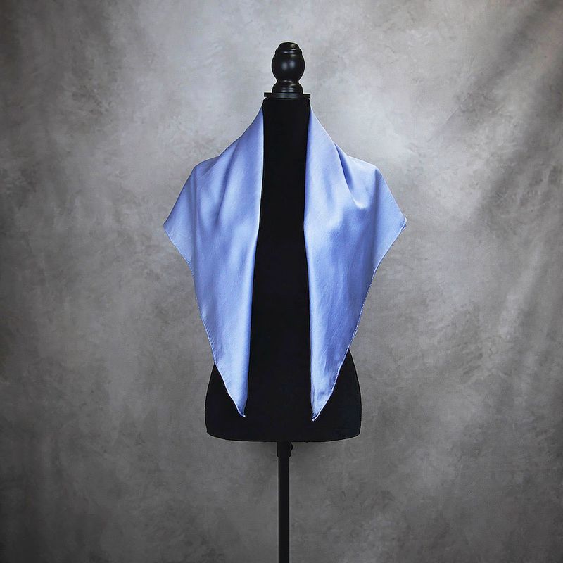 Hodvábna šatka CHRPOVO MODRÁ 90 x 90cm