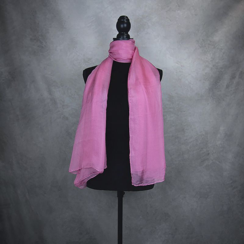 Hodvábny šál STARO RUŽOVÝ 180 x 110cm