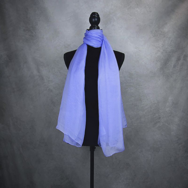 Hodvábny šál FIALOVÝ 180 x 110cm