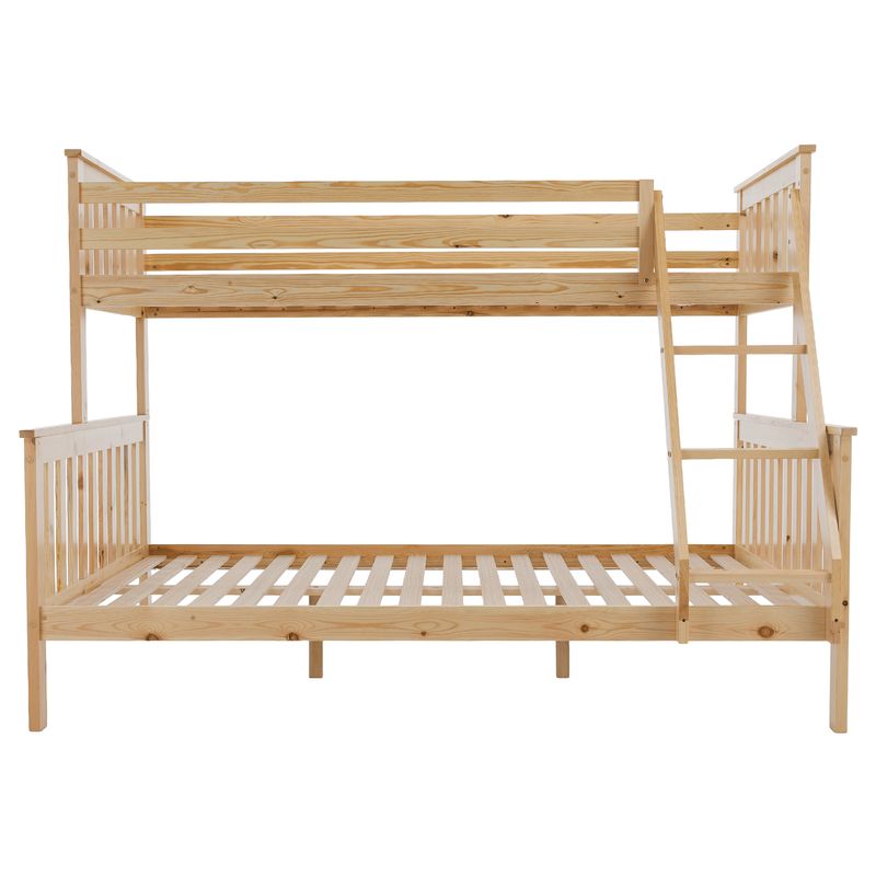 Poschodová rozložiteľná posteľ, prírodná borovica