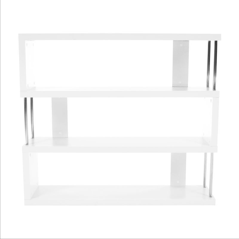 Zaujímavý a moderný regál biely