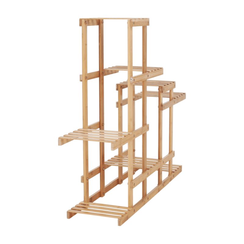 Štýlový viacúčelový regál, prírodné prevedenie