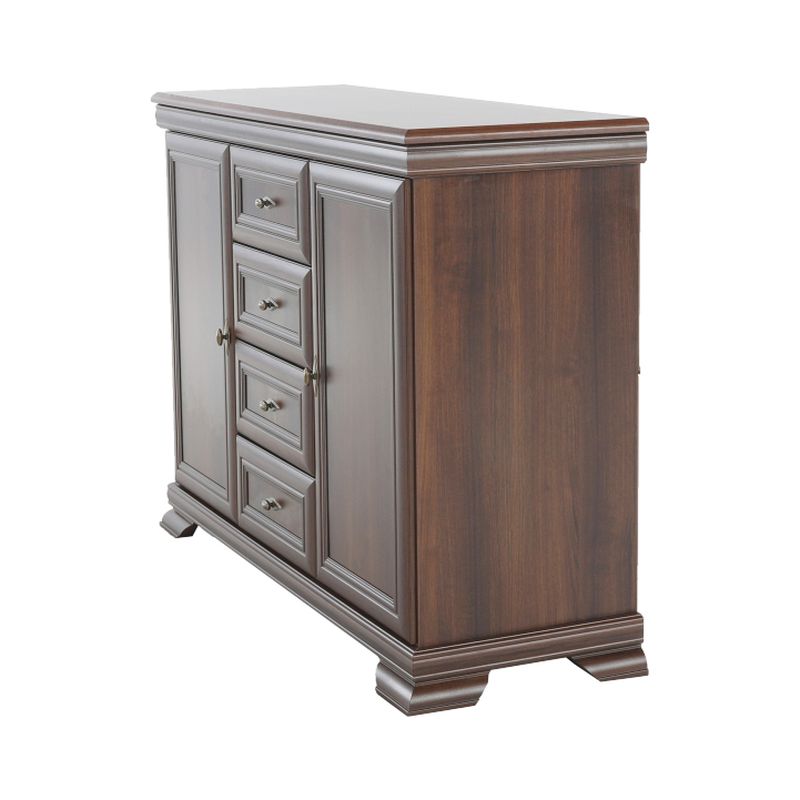 Komoda KK3, dvojdverová, štvorzásuvková, samoa king