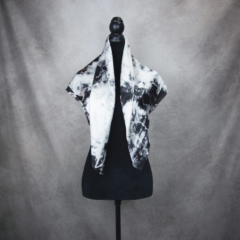 Hodvábna šatka LIMITED_085 90 x 90cm