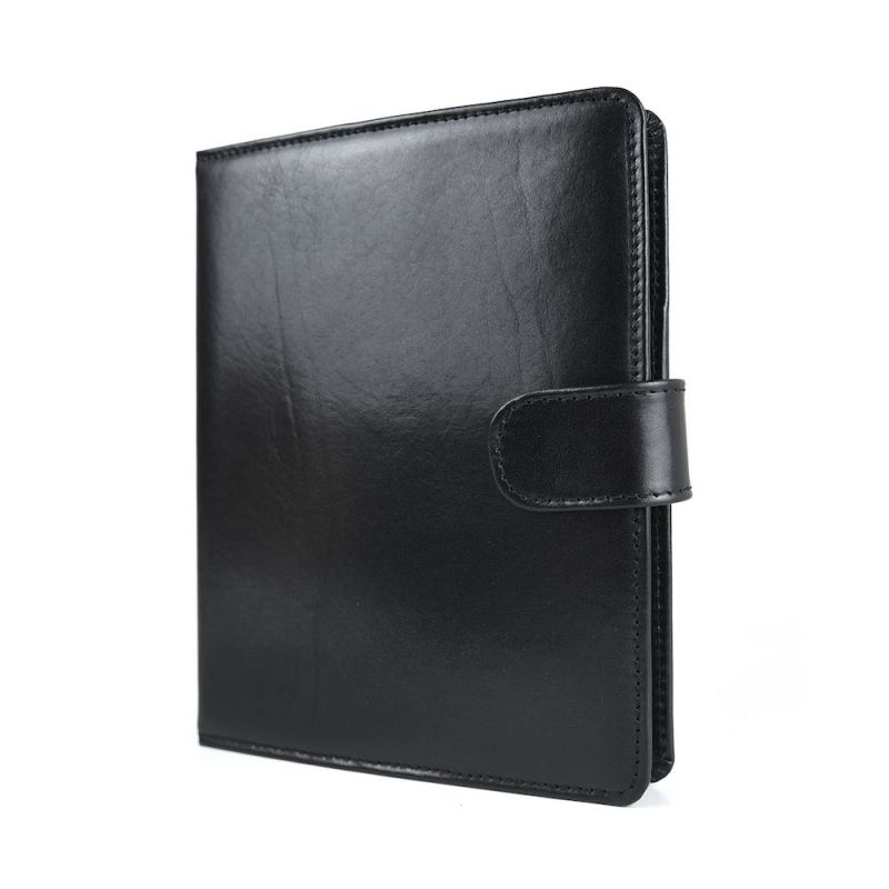Kožený diár v čiernej farbe