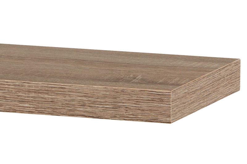 Moderná nástenná polička farby dub sonoma