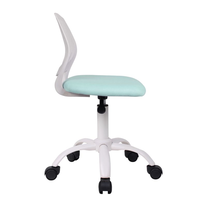 Detská otočná stolička neomint-biela