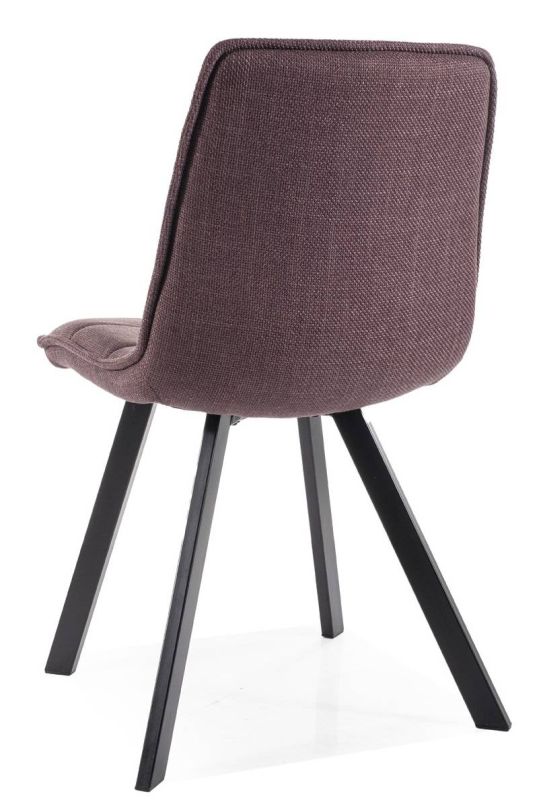 Štýlová jedálenská stolička, čierna-bjorn červená 99