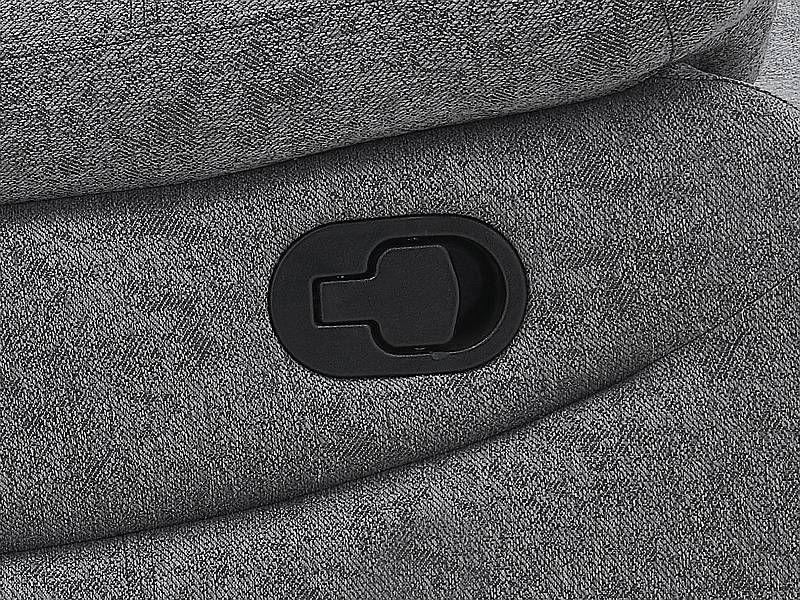 Polohovateľné kreslo s jednoduchou konštrukciou, sivá tap. 158