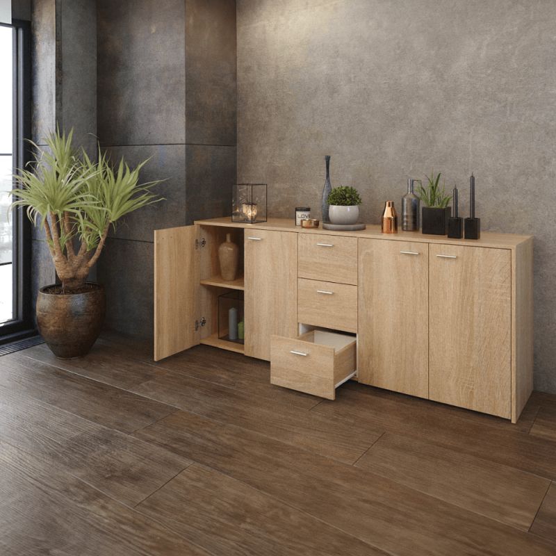 Kombinovaná komoda 180, dub sonoma