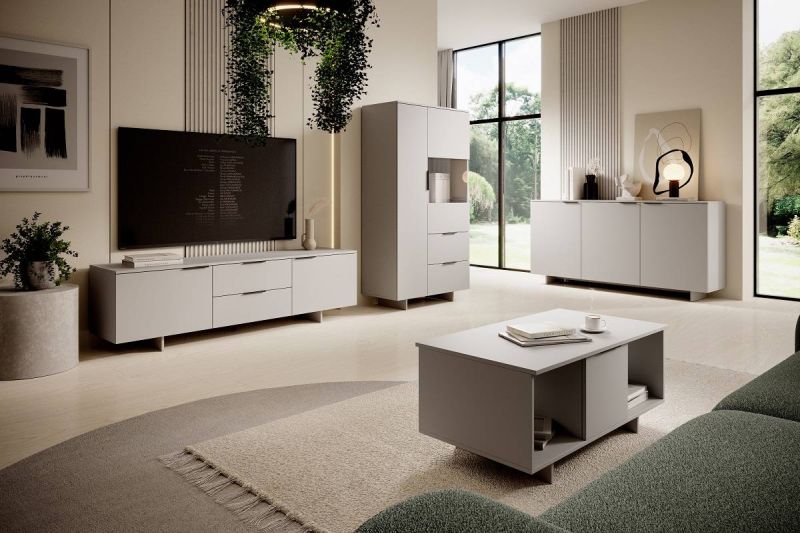 Komoda 3D, pieskovo béžová