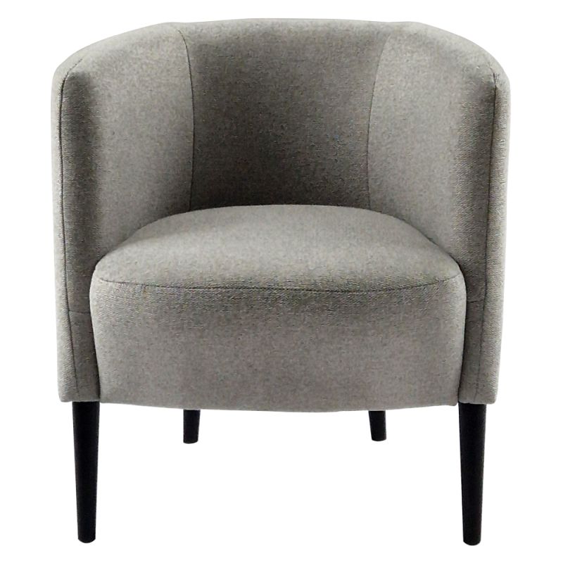 Dizajnové kreslo v prevedení svetlosivá-čierna