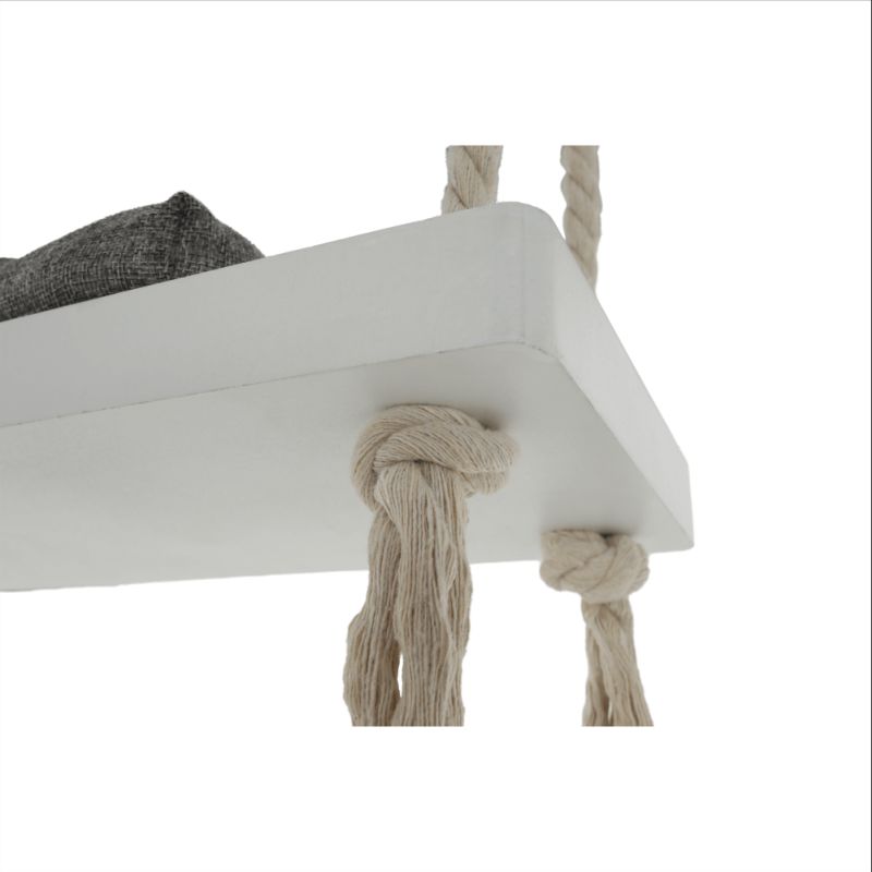 Hojdačka pre deti, biela-sivá