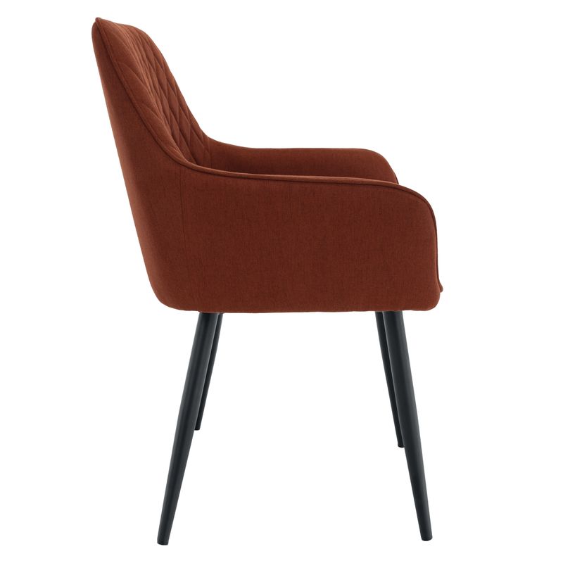 Štýlové dizajnové kreslo, hnedá-čierna