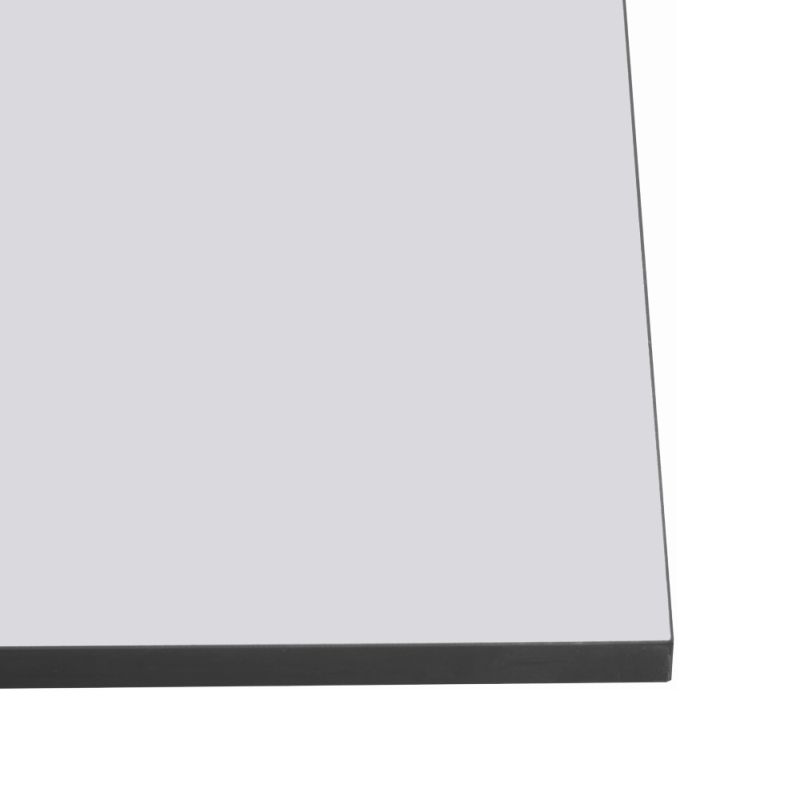 Jednoduchý a minimalistický jedálenský stôl, biela-čierna, 70 cm