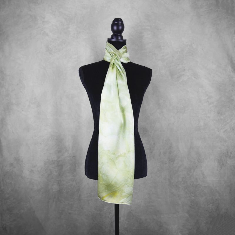 Hodvábny šál LIMITED_22, Vyrobený na Slovensku, 175 x 45cm