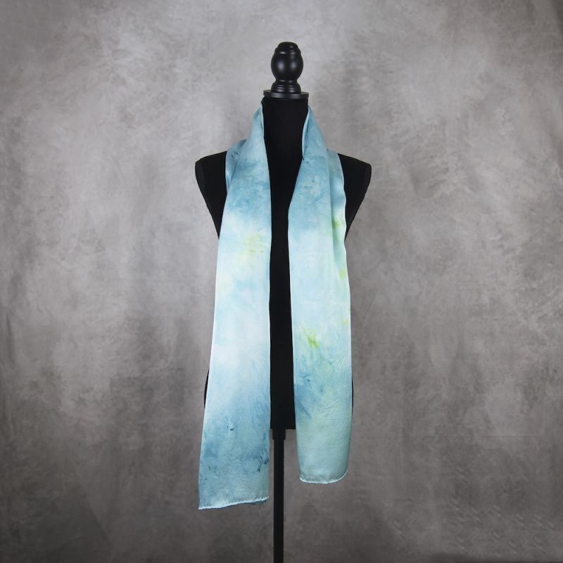 Hodvábny šál LIMITED_27, Vyrobený na Slovensku, 175 x 45cm