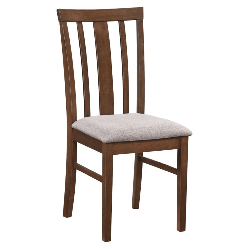 Jedálenský set z kaučukového dreva 1+4 v orechovom prevedení