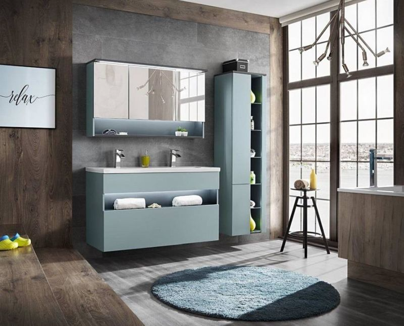 Kúpeľňová skrinka 800 mäta/antracit