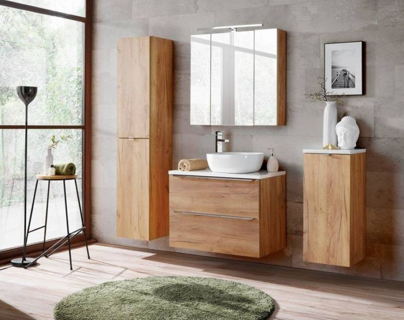 Kúpeľňová skrinka 800 dub craft