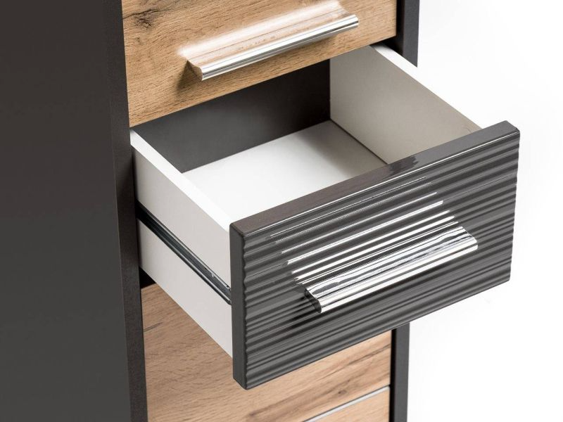 Kúpeľňová skrinka 800 dub wotan/anthracit