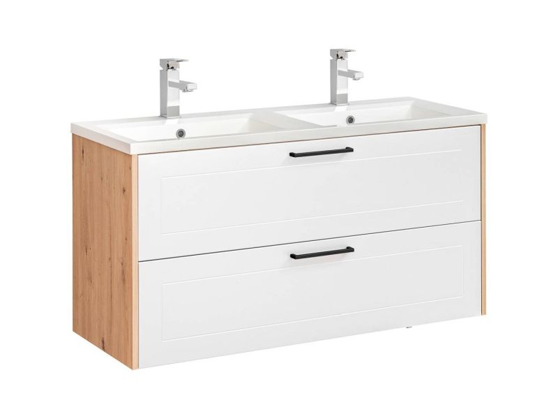 Skrinka do kúpeľne 854 artisan oak/white