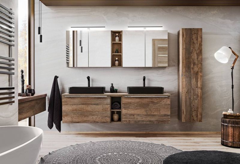 Kúpeľňová doska 89-120-A dub santa fe vintage