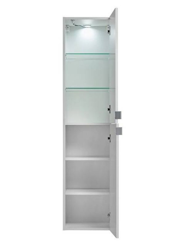 Skrinka do kúpeľne 80-00-B-2D biela/biela