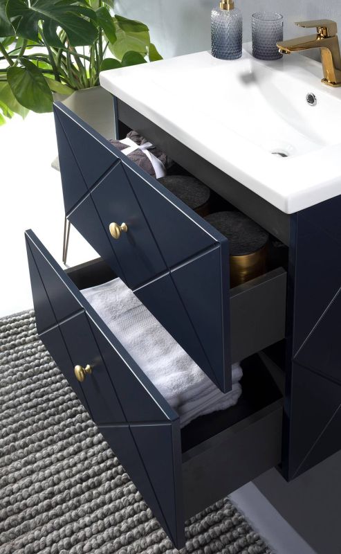 Skrinka do kúpeľne 82-60 wave blue