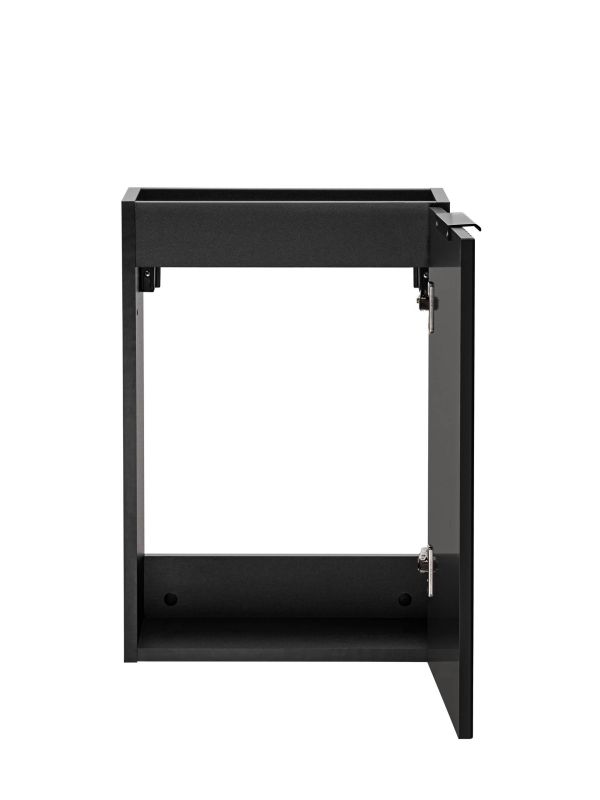 Skrinka do kúpeľne 82-40-B-1D čierny mat