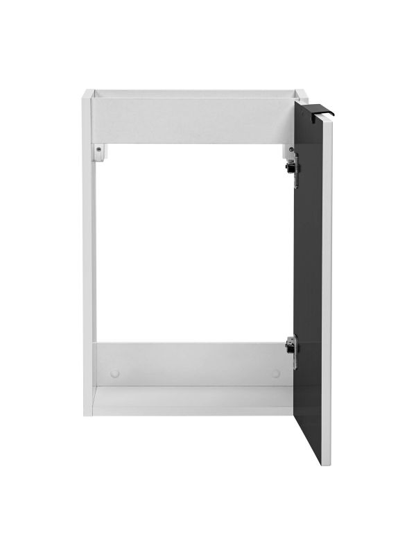 Skrinka do kúpeľne 82-40-B-1D biela-biely mat