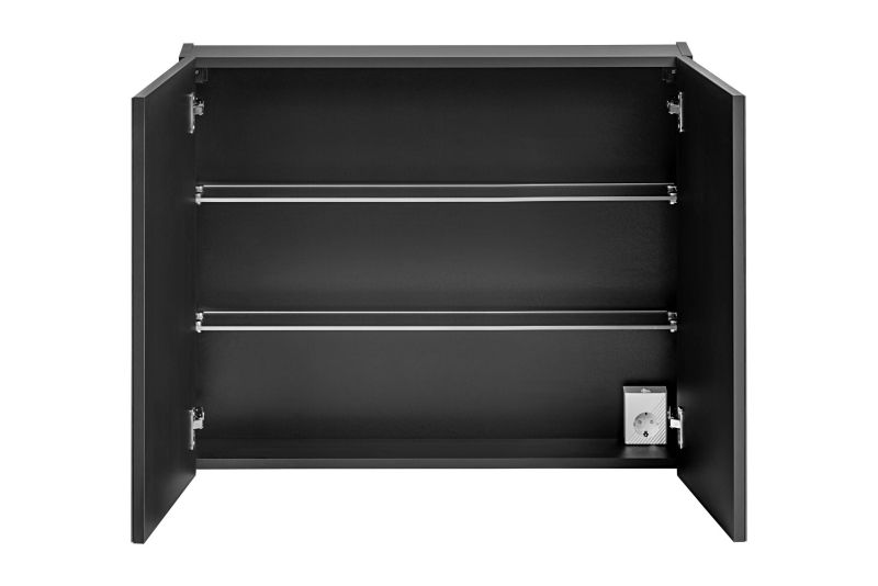 Skrinka do kúpeľne 84-80-A-2D, čierna