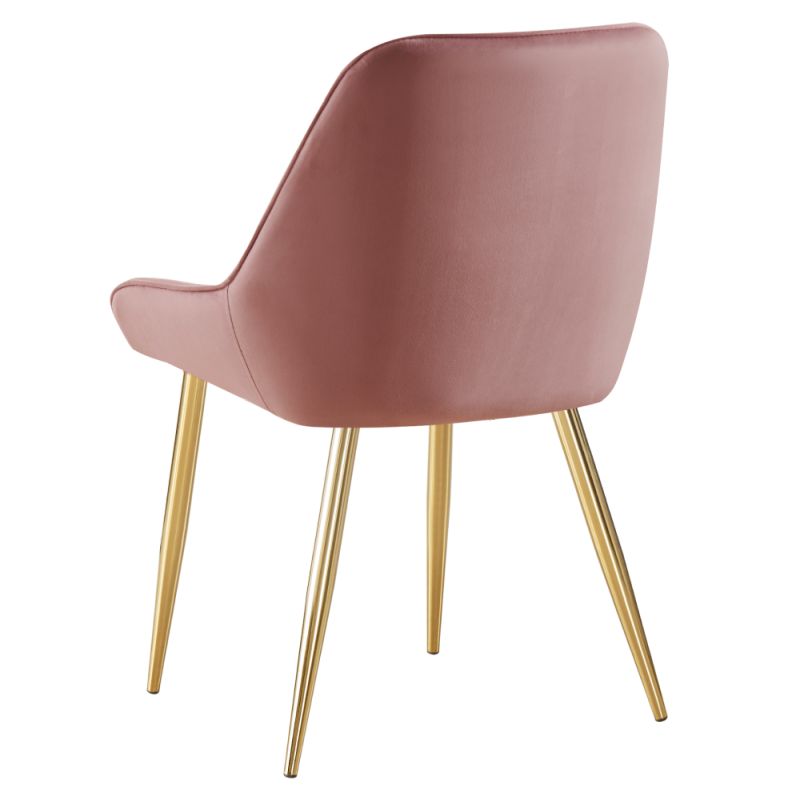 Jedálenská stolička v atraktívnom dizajne ružová 