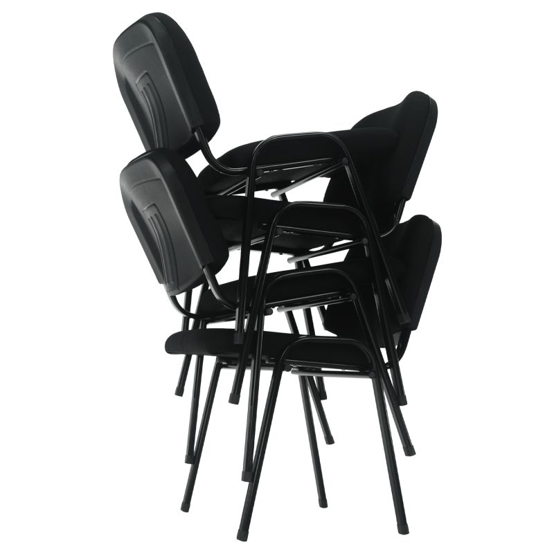 Klasická zasadacia stolička, čierna