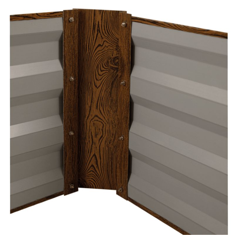 Vyvýšený záhon 100x60, hnedá oceľ