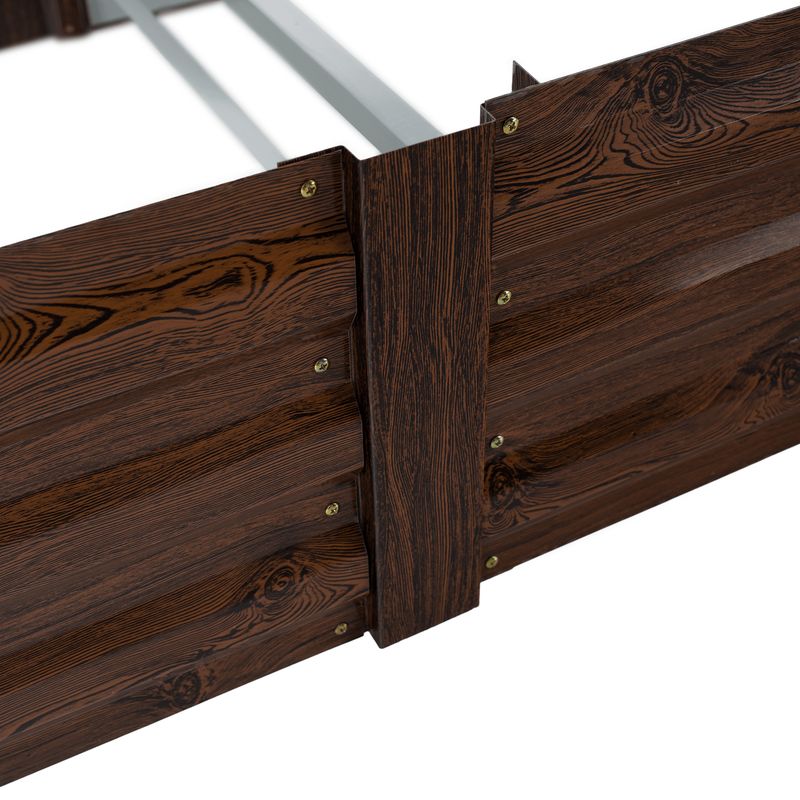 Vyvýšený záhon 160x80, hnedá oceľ