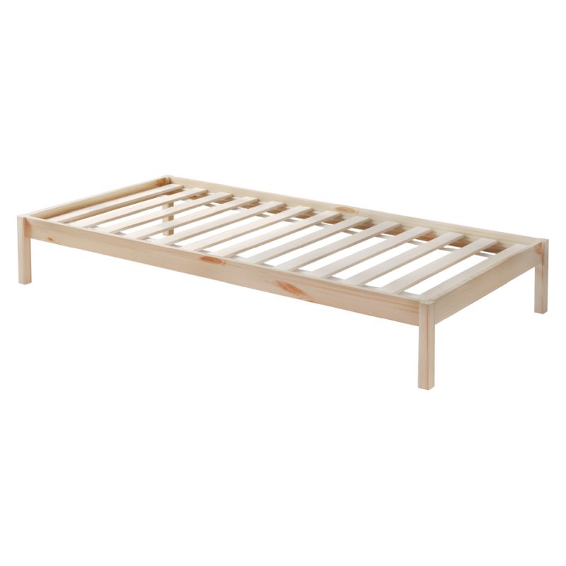 Poschodová posteľ v tvare domčeka s prístelkou, prírodná