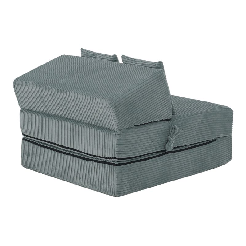 Skladací matrac do tvaru kresla, mentolová