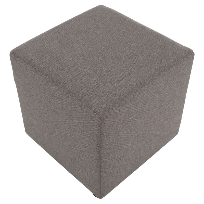 Praktický taburet, látka Twist sivobéžová Taupe