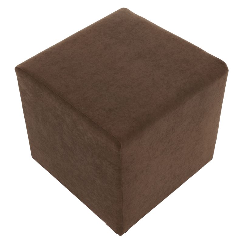 Praktický taburet, látka Alova hnedá