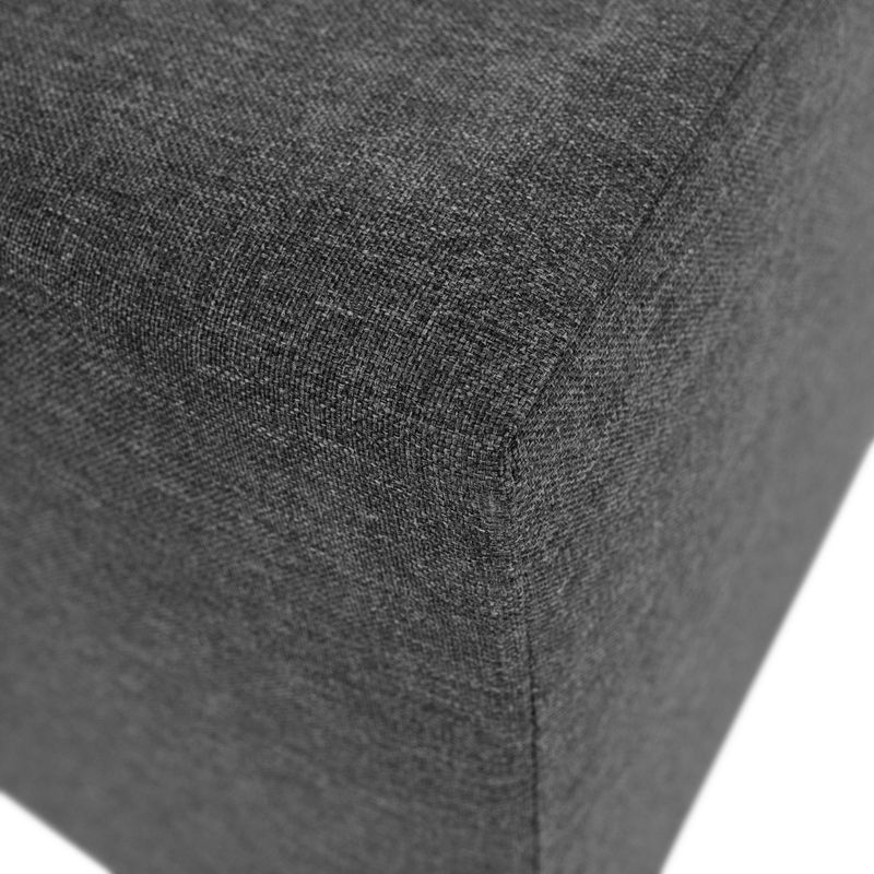 Praktický taburet, látka Savana sivá