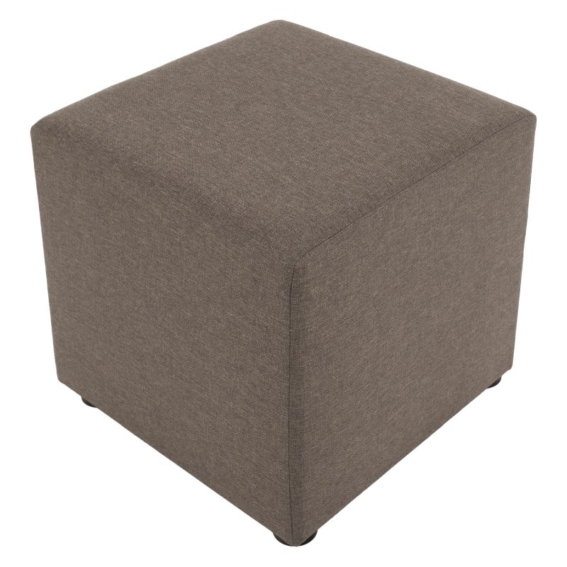 Praktický taburet, látka Savana hnedá